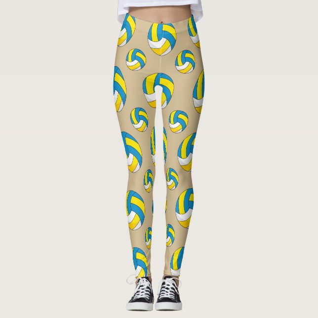 Legging Bola de Voleibol de Cartoon (Frente)