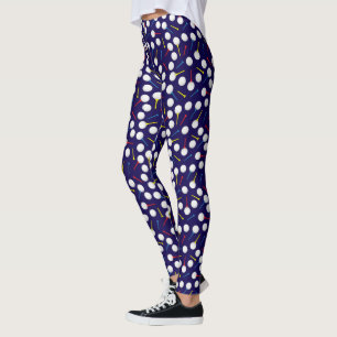 Legging Bolas de Golfe e Padrão de Camisetas