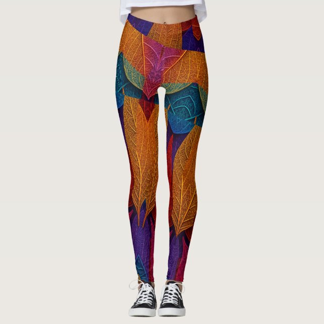 Legging Bold e Belo colorido "Ratti_Creative_Arts" (Frente)
