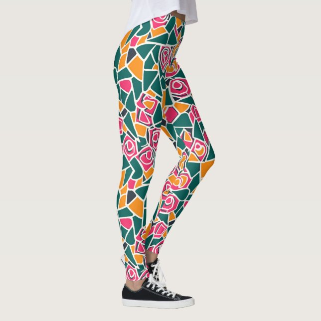 Legging Bold Outline Rose Love (Direita)