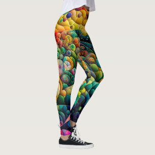Legging Bolha multicolorida