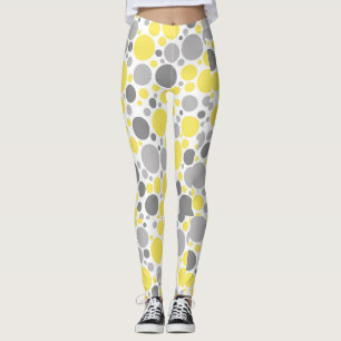 Legging Bolhas Amarelas da Cinza Moderna
