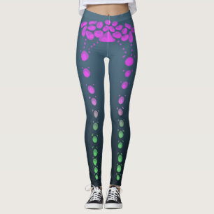 Legging bolhas aqua