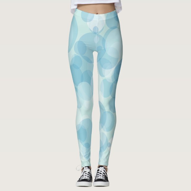 Legging Bolhas azuis (Frente)