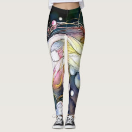 Legging Bolhas de abstrato