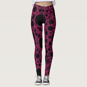 Legging Bolhas Espaciais - Glitter Fuschia