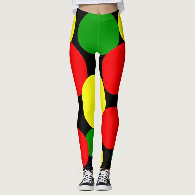 Legging Bolinhas Afrocentricas (Frente)