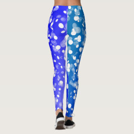 Legging bolinhas brancas