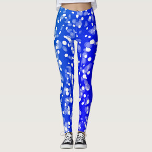 Legging bolinhas brancas