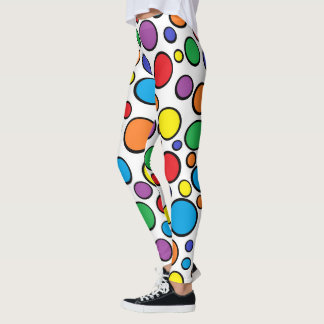 Legging Bolinhas coloridas