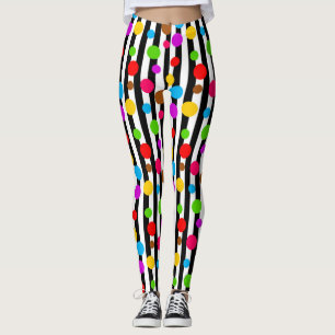 Legging Bolinhas Coloridas