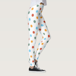 Legging Bolinhas corajosas do arco-íris