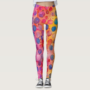 Legging Bolinhas de Aquarela