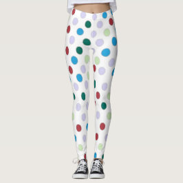Legging Bolinhas de cor suave