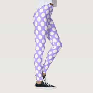 Legging Bolinhas de padrão perfeito branco + suas ideias