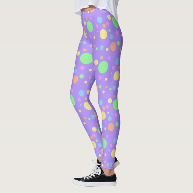 Legging Bolinhas de pastel (Esquerda)