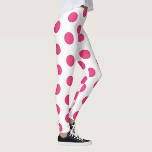 Legging Bolinhas Rosa Girly Trendy Fashionable Yoga
