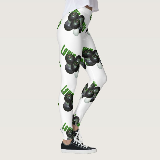 Legging Bolinhos E Logotipo, (Direita)