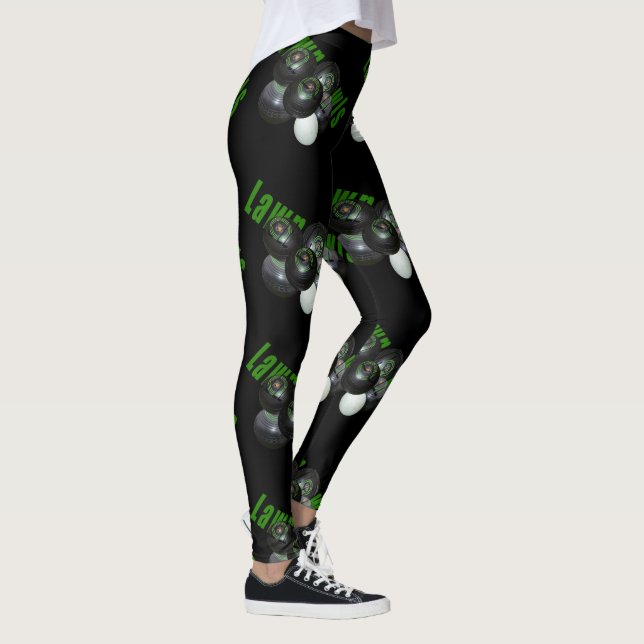 Legging Bolinhos E Logotipo, (Direita)