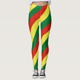 Legging Bolívia - Cores de Bandeiras Nacionais com Dotação