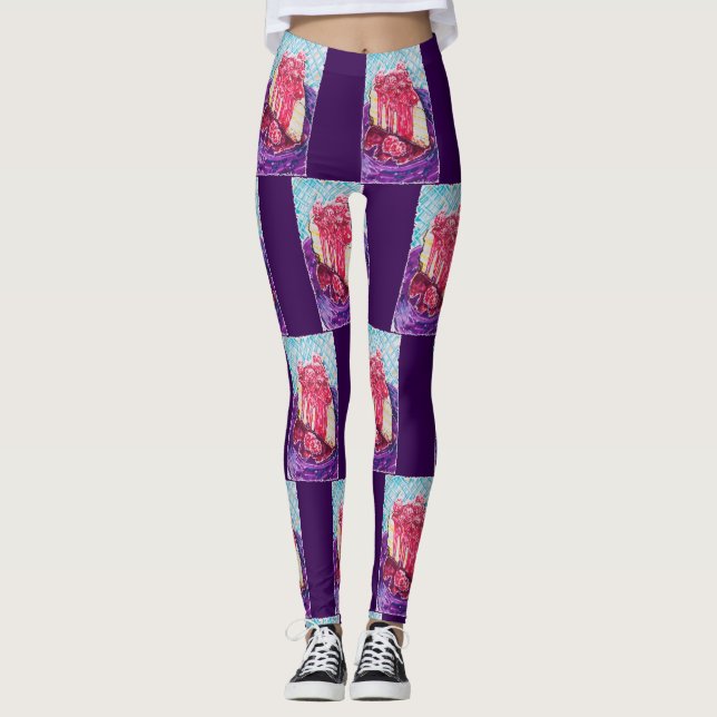 Legging Bolo de Framboesa (Frente)