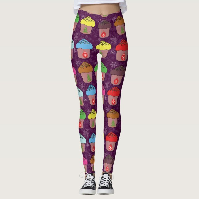 Legging Bolos de Natal (Frente)