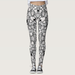 Legging Bolsa mensageira com padrões fofos de corações pre