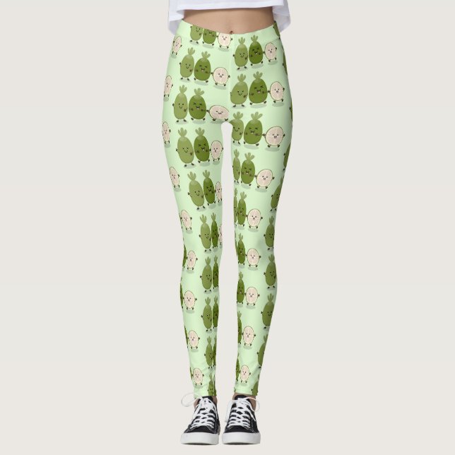 Legging Boneco-abacaxi guava feijoa (Frente)