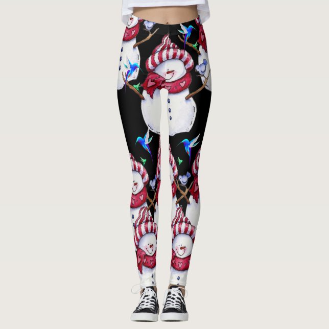 Legging boneco de neve (Frente)