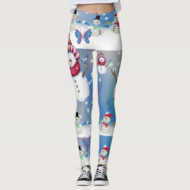 Legging boneco de neve (Frente)