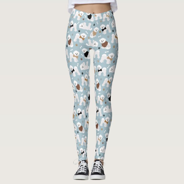 Legging Bones do Bicon Frise e Pata Azul (Frente)