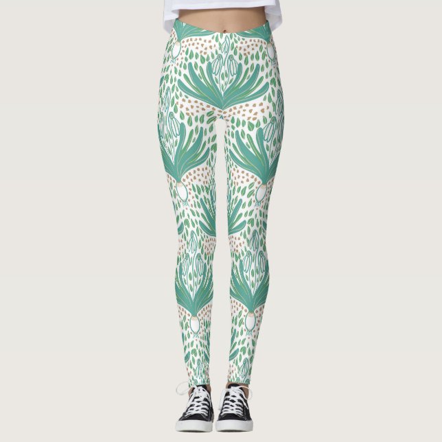 Legging Bonita e elegante queda de neve ousada (Frente)