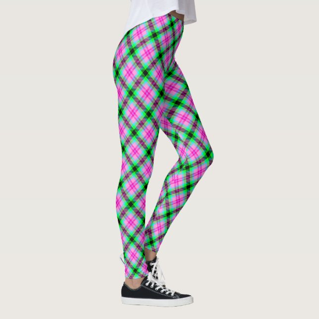 Legging Bonita Xadrez de Cane Princesa Tartan (Direita)