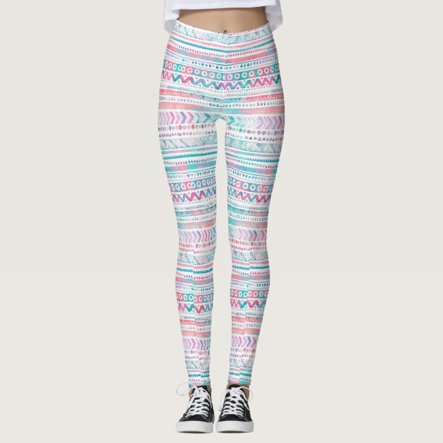 Legging Bonitas calças de yoga - para trabalhar com modern (Frente)