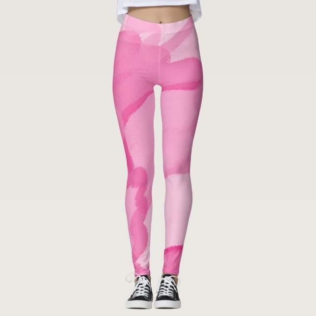 Legging Bonito a rosa (Frente)