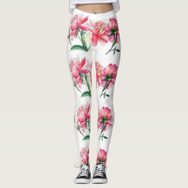 Legging Bonito em calças de yoga cor rosa