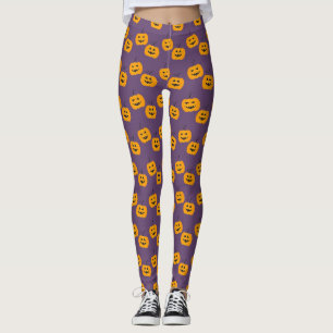 Legging Bonito Halloween Jack 'O Lanterna