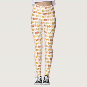 Legging Bonito Halloween Spooky Boo Creepy Pumpkin