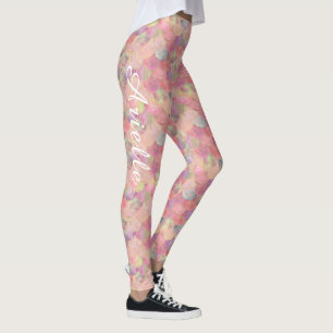 Legging Bonito Meninas rosa Escala de Sereia