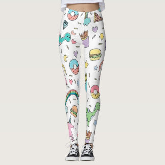 Legging Bonito, por favor, com borras no topo