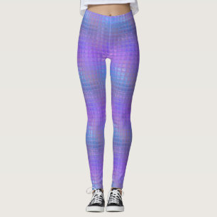 Legging Bonito Roxa Iridescente Shimmer Garota Glamor