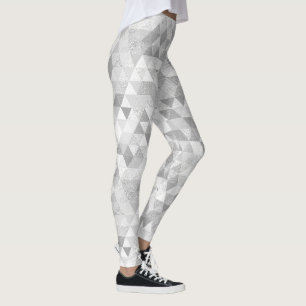 Legging Bonito Triângulo Grunge Padrão II + suas ideias