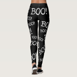Legging Boo! Bumbum Dia de as Bruxas engraçado Ghost Boo