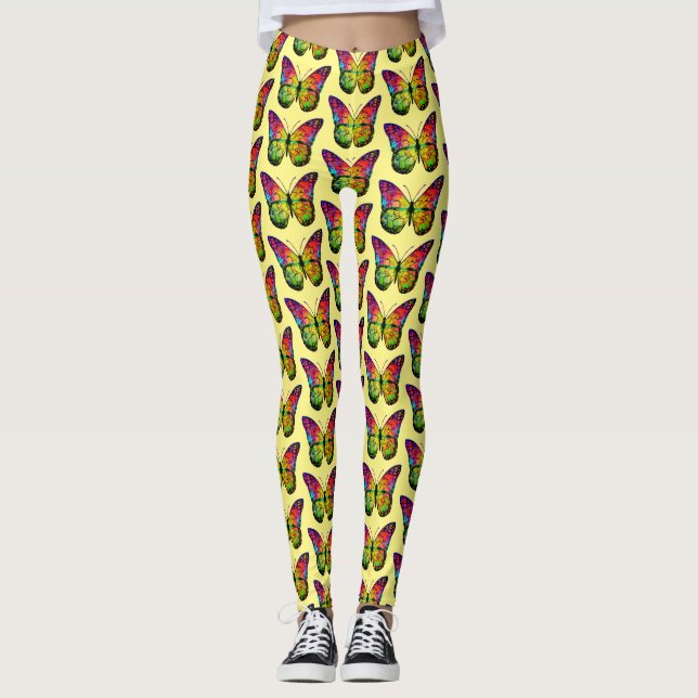 LEGGING BORBOLETA ABSTRATA (Frente)
