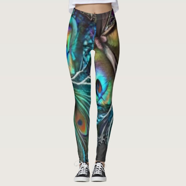 Legging Borboleta abstrato2 (Frente)