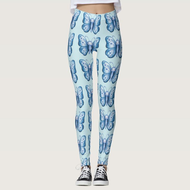 Legging Borboleta Azul (Frente)