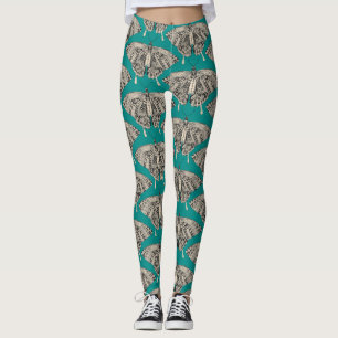 Legging borboleta borboleta-do-mato-pequeno