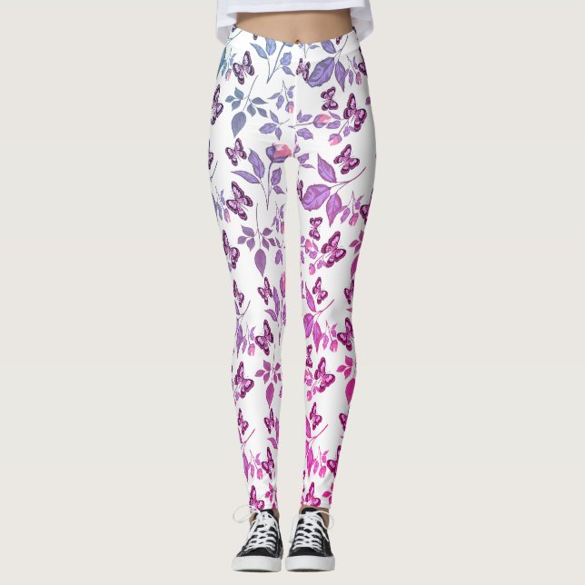 Legging Borboleta e bela natureza (Frente)