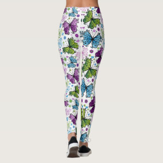 Legging Borboleta Retro Hippy Trippy