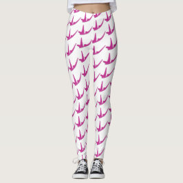 Legging Borboleta rosa-faísca